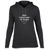 grace & truth She Rejoices Hooded T-shirt