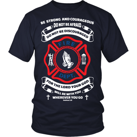 Joshua 1:9 Be Strong & Courageous - T-Shirts, Long Sleeves, & Hoodies