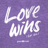 grace & truth Love Wins Hooded T-shirt