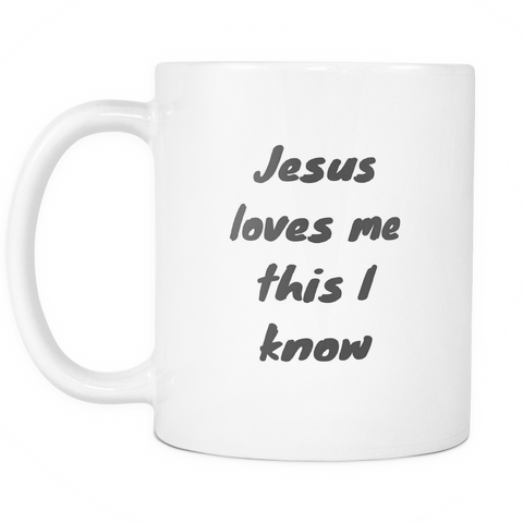 Jesus Loves Me Mug